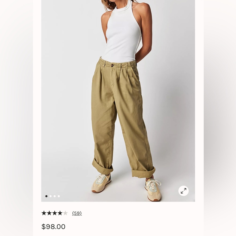 Free People chino skater pants